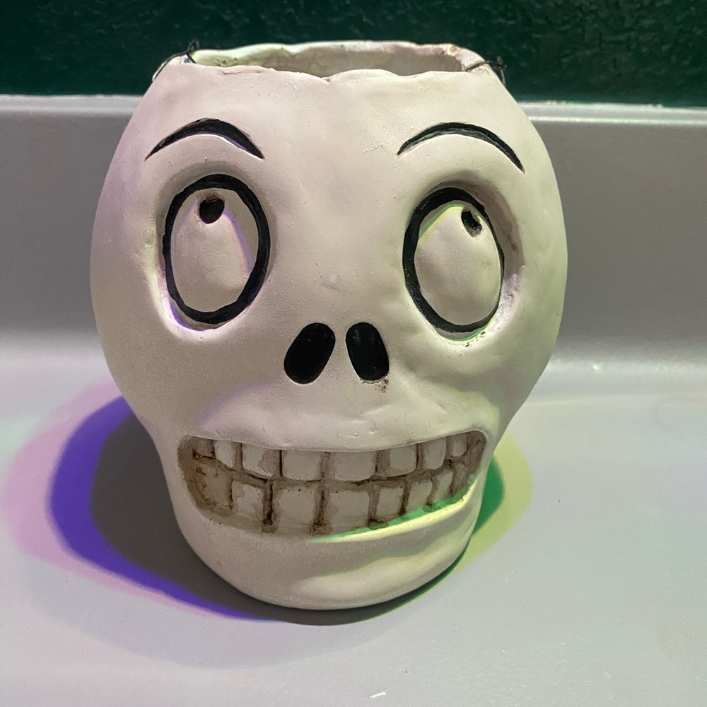White Skull Decor